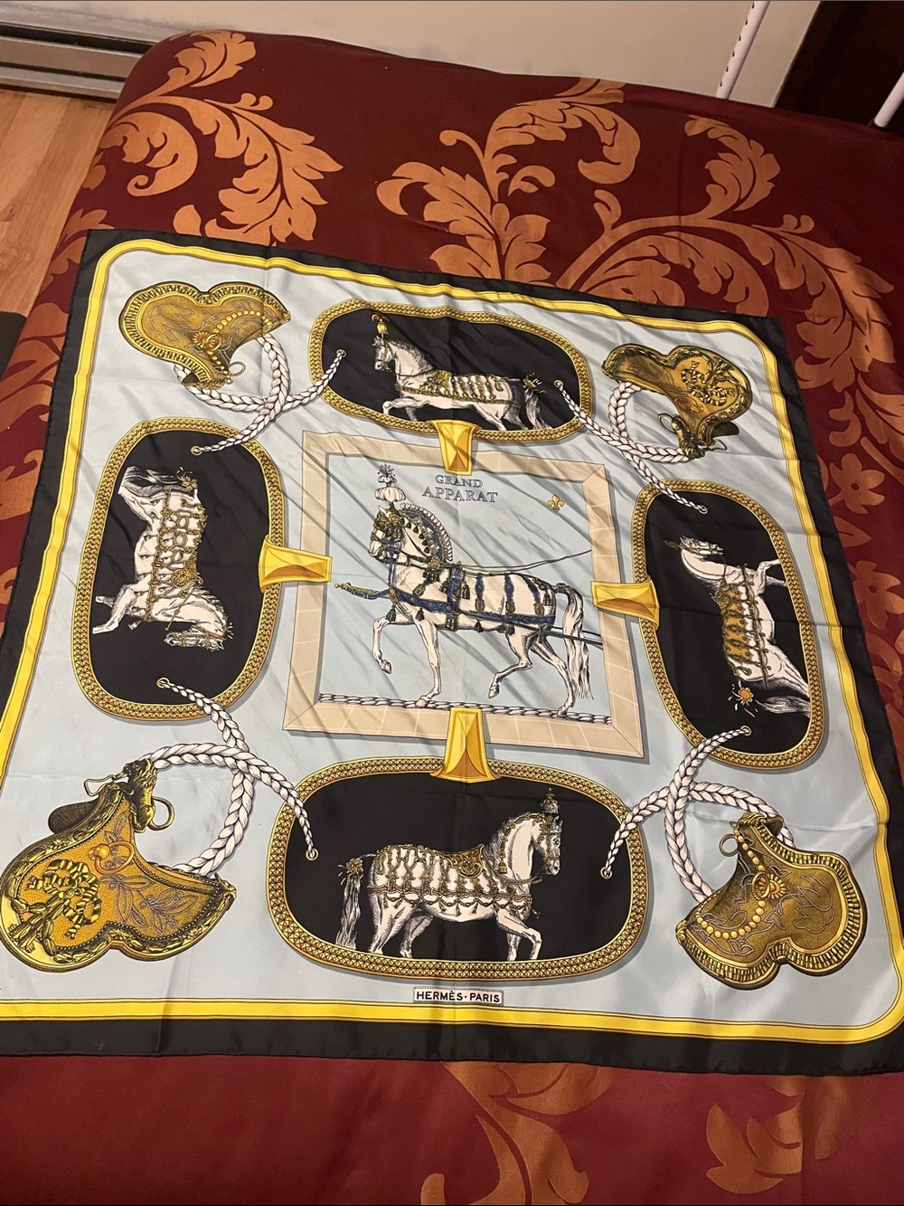 Vintage Hermes silk scarf